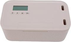 Timed Lock Box, 0 to 30 Days Adjustable Phone Lock Box, 9.4x5.15x3.8 inches Secure Lockable Storage Box for Snacks Phones Electronics