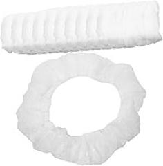 Milisten Non-Woven Fabric Toilet Seat Covers 50pcs Disposable Portable for Boys and Girls Toddlers Adults Camping Travel Potty Training