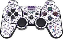 Skinit Decal Gaming Skin for PS3 Dual Shock Wireless Controller - Officially Licensed NBA Sacramento Kings History Logo Blast Design