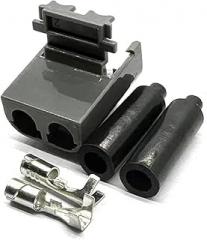 2 Pin Oil Filter Female Connector Car Electronic Pressure Sensor 9144275 For S60 S90 AICNRUT(Female connector,1 Set)