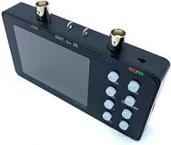 Oscilloscope, Dual Channels Digital Handheld Oscilloscope PWM 50M 10Mhz Sampling Rate 2.5KSa/S Analog Bandwidth for Electronic Repair Tools,Portable oscilloscope