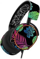 MightySkins Skin Compatible with SteelSeries Arctis 5 Gaming Headset - Neon Tropics | Protective, Durable, and Unique Vinyl wrap Cover | Easy to Apply, Remove, and Change Styles | Made in The USA