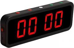 Portable Electronic Scoreboard Digital Scoreboard for Billiards Badminton Volleyball Basketball Games, Multifunctional LED Display Timer