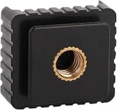 Professional Flashlight Base Support Bracket with Hot Shoe Adapter and 1/4