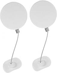 TEHAUX 2pcs Retractable Security Cable Lock Telescopic Steel Wire Theft Case Durable Design for Electronics Industrial Environments Effortless Operation Remote Control Theft Protection