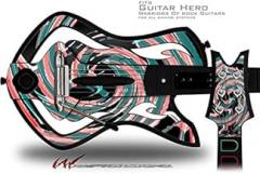 Alecias Swirl 02 Decal Style Skin - fits Warriors Of Rock Guitar Hero Guitar (GUITAR NOT INCLUDED)