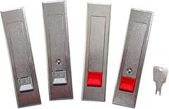 MS728 Zinc Alloy Plane Lock Push Button Compression Latch Electronic Cabinet Door Lock 1Pcs