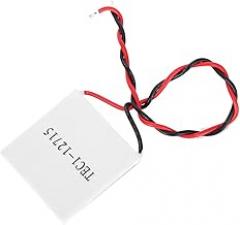 TEC1 12715 Cooling Plate High Power Semiconductor Cooler Thermoelectric Refrigeration Board DC12V for Electronic Components Ceramic Panels 40mm x 40mm x 4mm