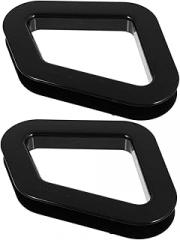 2 Sets Black Cybercaf Chair Decorative Fittings Easy to Install Domestic Gaming Chair Accessories for Electronic Game