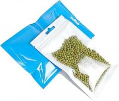 100 Pieces Resealable Self Seal Plastic Zipper Poly Ziplock Retail Packaging Bags for Jewelry&Food Pouch&Electronic Accessories (3.5x6.3 Inch)