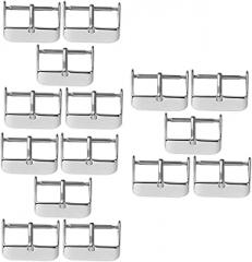 15pcs Stainless Steel Watch Band Clasp for Electronic Straps Accessories Easy to Install Stylish