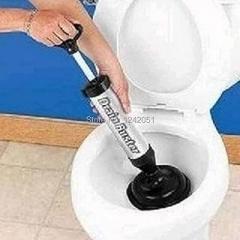 Hand Power Drain Buster Cleaner Toilet Plunger Tool