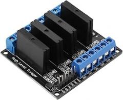 4 Channel Solid State Relay Module 5V DC/AC – High Level Trigger with 2A Fu-se for Industrial Control & Electronic Projects