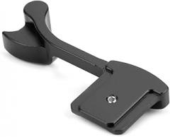 Camera Thumb Grip Aluminium Alloy Hot Shoe Thumb Up Grip Handle Hand G Undertake Wonderful Aluminum Alloy Fabric Put on Extremely Suitable for Q1/q2, Black