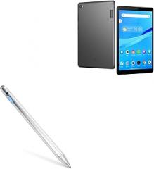 BoxWave Stylus Pen Compatible with Lenovo Tab M8 (2nd Gen) HD - AccuPoint Active Stylus, Electronic Stylus with Ultra Fine Tip - Metallic Silver