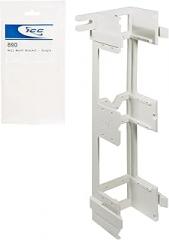 ICC 89D Wall Mount Bracket for 110 Type Wall Mount Patch Panels, UL 94V-2 Rated, Cable Management, TAA Compliant, 10″ H x 3.30″ W x 1.90″ D, White, Single Pack