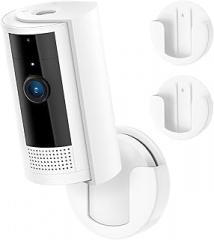 Adhesive Wall Mount Bracket Compatible with 𝐑𝐢𝐧𝐠 Indoor Cam(1st Gen and 2nd Gen), No Screws Wall Mount for 𝐑𝐢𝐧𝐠 Camera, Easy to Install Without Tools or Wall Damage- 2 Pack