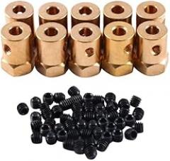 Generic 10Pcs Hexagonal Coupling DIY Wheel Tire Connector DC