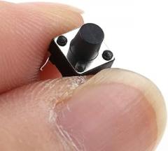 100pcs Tactile Push Button Switch Tact Switch Accessory 6 X 6 X 7mm for DIY Projects and Electronics, Momentary Tact Switch