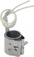 Band Heater Stainless Steel Wattage 110W/130W/150W,110V/220V/380V, Inner Dia.30mm Height 40mm/45mm/50mm For Electronic Equipment 2pcs(380V,110W 30x40mm(IDxH))