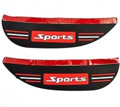 Rearview Mirror Rain Visor Black PVC Material, Adds Style to Your Car, Suitable for All Cars