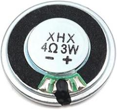 6pcs 30mm Iron Shell Composite Film Speaker 4 Ohm 3W Mylar Horn for Toys & Electronics