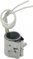 Band Heater 2pcs Band Heater Stainless Steel Wattage 110W/130W/150W 220V Inner Dia.30mm Height 40mm/45mm/50mm for Electronic Equipment(110V,130W 30x45mm(IDxH))