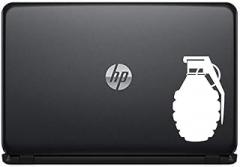 Grenade Bomb Version 1 Vinyl Decal Sticker for Computer MacBook Laptop Ipad Electronics Home Window Custom Walls Cars Trucks Motorcycle Automobile and More (White)