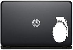 Grenade Bomb Version 1 Vinyl Decal Sticker for Computer MacBook Laptop Ipad Electronics Home Window Custom Walls Cars Trucks Motorcycle Automobile and More (White)