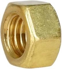 1/100PCS M2-M16 Brass Hex Nut Metric Thread Copper Hexagon Nuts for Electronic Machine(M6 (20Pcs))