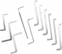 11Pcs Versatile Z-Shaped Small Wrench Set, Stainless Steel Hand Tools for Repairs, DIY Projects - Fits Mobile Phones, Cars, Electronics