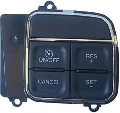 Car Steering Wheel Control Button, Cruise Control Switch for Fiat, Jeep Compass, Grand Cherokee, Dodge RAM Avenger, Plastic, Electronic Push Button, 12V