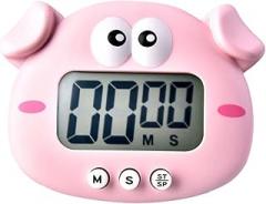 Countdown Clock Pig Design Electronic Timer Kitchen Reminder Study Timer Time Manager