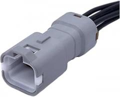 1 Pc 6 Pin 1.2mm Car Door Handle Plug Wiring Harness Electronic Connector with Cable Rover MG614130-4 MG644483-4(6Pin Female,5 Pcs)