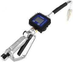 Digital Oil Control Valve & Transfer Pump - Oil Dispensing Transfering Timing Electronic Valve with Liquid Crystal Display & Low Battery Indicator