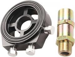 2pcs Cooler Kit Aluminum Sandwich Gauge Accessory Easy Installation for Enhanced and Connectivity Black