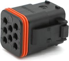 1set 132008-001/132008-000 Electronic Component 8Pin Male/Female Round ITT Series Automotive Connector Additional Terminal(132008-001)