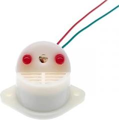 1pcs ZMQ-2737 DC6-24V High-Decibel Electronic Buzzer Beep Alarm Acousto-Optic Alarm Indicator Light Lamp IP54