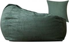 Balcony Tatami Single Living Room Leather Sandbag Lazy Sofa Bean Bag(E)