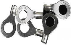 RNB2-6L (to Type) AWG 16-14 Non-Insulated Ring Terminal Wire Crimp Bare Connector