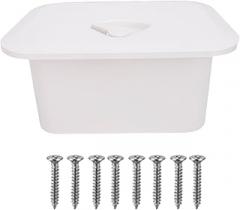 Haofy Boat Embedded Storage Marine Boat Storage Box ABS 37.5X27X17.5cm Durable Standard Lightweight Lockable Replacement Boat Glove Box with Generous Space for Bait Fishing Gear
