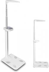 Vohala Professional Digital Physician Scale, 450lbs Multifunction Ultrasonic Electronic Height and Weight Scale, Medical Scale with LCD Display, Ultrasonic Height Analyzer for Hospital, Pharmacy (10)