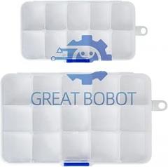 10 15 Grid Can Be Remov Transparent Plastic Small Box Kit Storage Box Jewelry Jewelry Box Electronic Components Parts Finishing