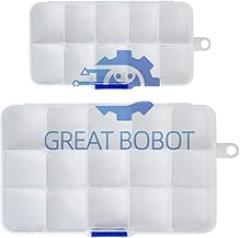 10 15 Grid Can Be Remov Transparent Plastic Small Box Kit Storage Box Jewelry Jewelry Box Electronic Components Parts Finishing