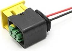 2-3 4-pin Car Plug With Cable Waterproof Electronic Connector Harness 2-1418448-2 1703818 1-1703839-1 (Color : 2P Female C, Size : 1 Pc)