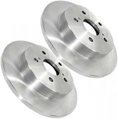 2Pack Rear Disc Brake Rotor fits Toyota Camry 2018 2.5L, 3.5L V6 Electric Parking Brake;Electronic Parking Brake;Electronic Parkin