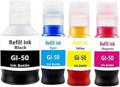GI-50 Refill Ink for GI-10 GI-20 GI-30 GI-40 GI-60 GI-70 GI-90 Dye Ink for G5010 G6010 GM2010 G5020 G6020 G6030 Printer Replacement for OEM New 2026 High for Reliable Electronic Component