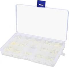 PRETYZOOM 1set Nylon Spacer Bolts and Nuts Kit Nylon Screws Nuts Insulation and Acid Resistant for Electronics and Projects