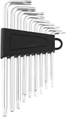 Hand Tools Star L Wrench, L-Shape Key Wrench, Universal 9pcs for Electronic Factory Office Installation Furniture Installation Repair Maintenance