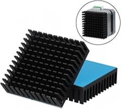 3D Printer Aluminum Motor Heatsink Extruded Heat Dissipation Electronic Heat Sink for Nema17 42 Stepper Motor Ender 3(1Pcs)